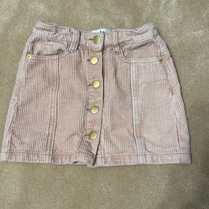 Molo pink corduroy mini skirt- size 5T